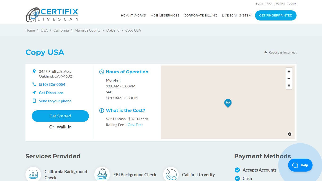 Copy USA | Certifix Live Scan